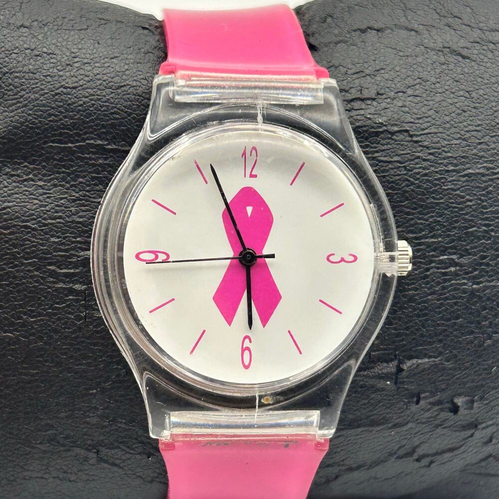 SWEDA Medical Breast Cancer Awareness Pink Watch Working New Battery